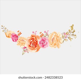 Elegant and Hand drawn Floral Vector. Illustrator and designer. Wedding Invites, save the date, Birthday Invites, Video Invites, E-Cards.