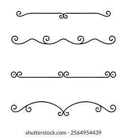 Elegant Hand Drawn Line Dividers