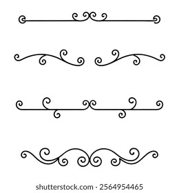 Elegant Hand Drawn Line Dividers