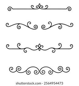 Elegant Hand Drawn Line Dividers