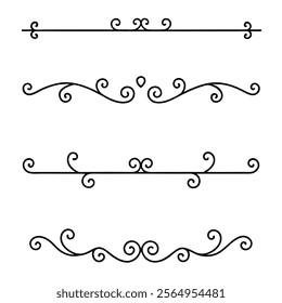 Elegant Hand Drawn Line Dividers