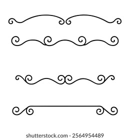 Elegant Hand Drawn Line Dividers