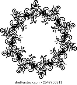 elegant hand drawn pattern zentangle