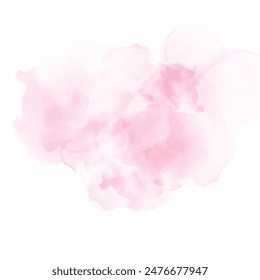 Elegant hand painted pastel pink watercolour design background