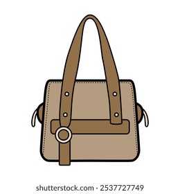 Elegant Handbag Clip Art for Fashionable Design Projects