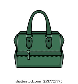 Elegant Handbag Clip Art for Fashionable Design Projects