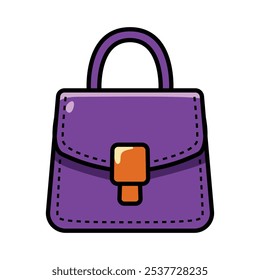 Elegant Handbag Clip Art for Fashionable Design Projects