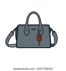 Elegant Handbag Clip Art for Fashionable Design Projects