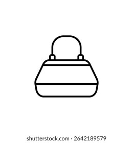 Elegant Handbag Line Art For Fashion And Accessories Projects