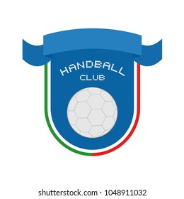 elegant handball club emblem