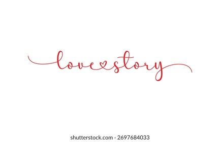 Elegant hand-lettered “love story” script design, perfect for wedding decor , anniversary gifts, romantic wall art, photo album covers, scrapbooking, printable quotes, and Valentine’s projects.