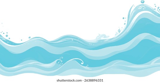 Elegant hand-painted sea-inspired texture in soft blue and green watercolor tones. Perfect for minimalist and natural-themed creative projects.
