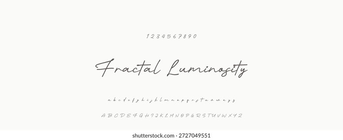 Elegant handwritten welcome script in black on white background