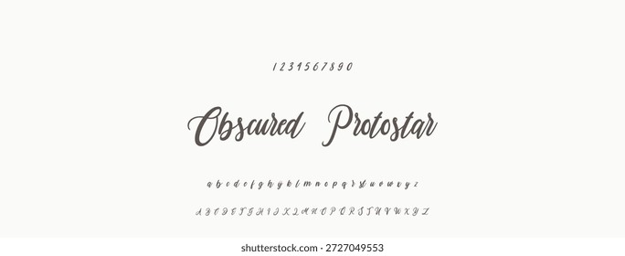 Elegante guion de bienvenida escrito a mano en negro sobre fondo blanco