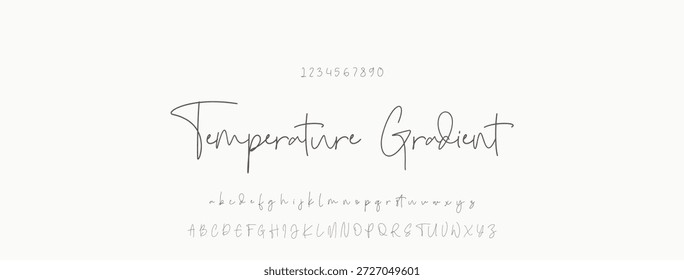 Elegante guion de bienvenida escrito a mano en negro sobre fondo blanco