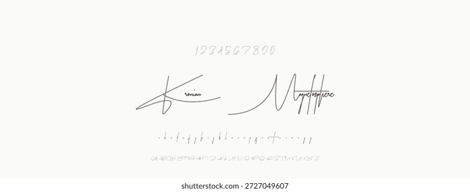 Elegante guion de bienvenida escrito a mano en negro sobre fondo blanco