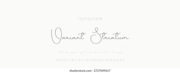 Elegante guion de bienvenida escrito a mano en negro sobre fondo blanco