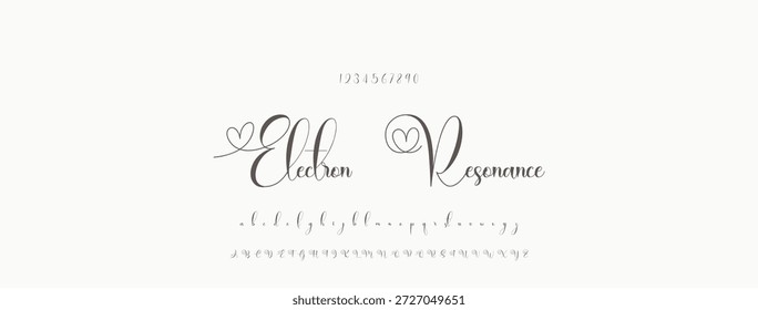 Elegante guion de bienvenida escrito a mano en negro sobre fondo blanco