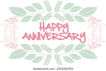 elegant happy anniversary card vector illustration template. good for presentation template, wedding,anniversary,birthday,ceremony,congratulation card,certificate,school,university, ground breaking