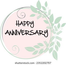 elegant happy anniversary card vector illustration template. good for presentation template, wedding,anniversary,birthday,ceremony,congratulation card,certificate,school,university, ground breaking