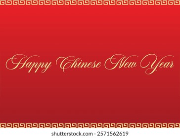 Elegant 'Happy Chinese New Year' text vector designs with calligraphy styles, gold accents, and festive red backgrounds. Perfect for greeting cards, banners, and celebration decorations!