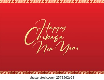 Elegant 'Happy Chinese New Year' text vector designs with calligraphy styles, gold accents, and festive red backgrounds. Perfect for greeting cards, banners, and celebration decorations!