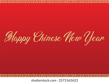 Elegant 'Happy Chinese New Year' text vector designs with calligraphy styles, gold accents, and festive red backgrounds. Perfect for greeting cards, banners, and celebration decorations!