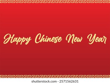 Elegant 'Happy Chinese New Year' text vector designs with calligraphy styles, gold accents, and festive red backgrounds. Perfect for greeting cards, banners, and celebration decorations!