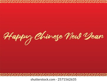 Elegant 'Happy Chinese New Year' text vector designs with calligraphy styles, gold accents, and festive red backgrounds. Perfect for greeting cards, banners, and celebration decorations!