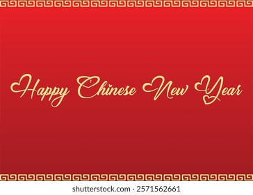 Elegant 'Happy Chinese New Year' text vector designs with calligraphy styles, gold accents, and festive red backgrounds. Perfect for greeting cards, banners, and celebration decorations!