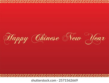 Elegant 'Happy Chinese New Year' text vector designs with calligraphy styles, gold accents, and festive red backgrounds. Perfect for greeting cards, banners, and celebration decorations!