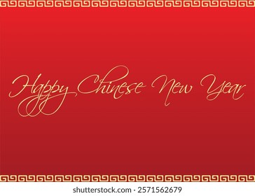 Elegant 'Happy Chinese New Year' text vector designs with calligraphy styles, gold accents, and festive red backgrounds. Perfect for greeting cards, banners, and celebration decorations!