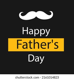 Elegant happy fathers day background Vector Illustration