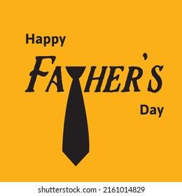 Elegant happy fathers day background Vector Illustration