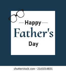 Elegant happy fathers day background Vector Illustration