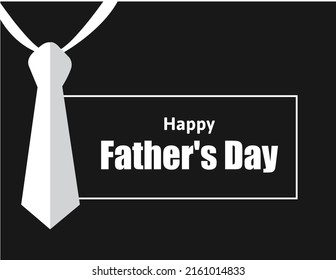 Elegant happy fathers day background Vector Illustration