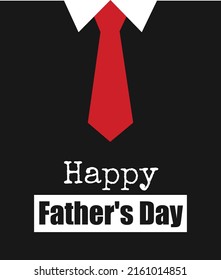 Elegant happy fathers day background Vector Illustration
