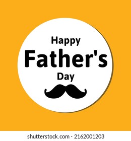 Elegant happy fathers day background Vector Illustration
