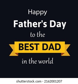 Elegant happy fathers day background Vector Illustration
