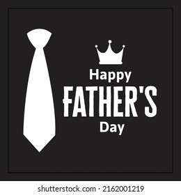 Elegant happy fathers day background Vector Illustration
