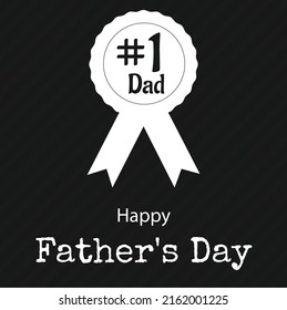 Elegant happy fathers day background Vector Illustration
