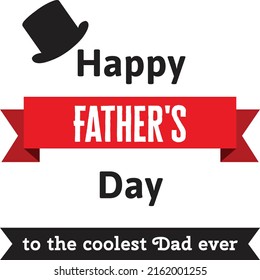 Elegant happy fathers day background Vector Illustration

