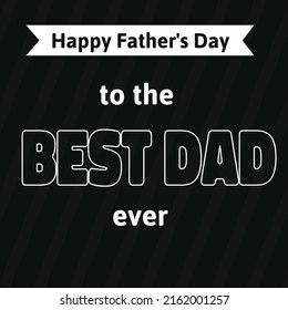 Elegant happy fathers day background Vector Illustration
