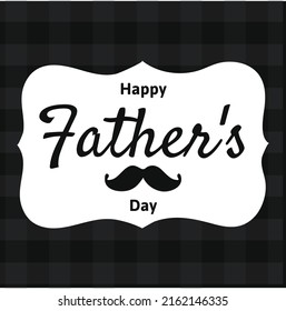 Elegant happy fathers day background Vector Illustration