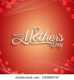 Elegant Happy Mother's day background vector