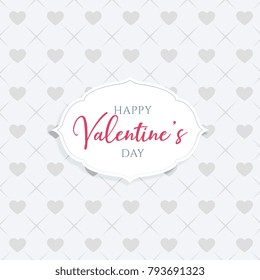 elegant happy valentine's day greeting design
