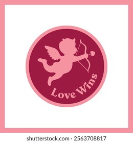 Elegant Happy Valentine's Day  Typography Vector Design