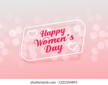 elegant happy women's day greeting design