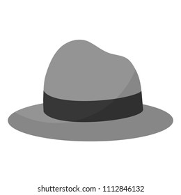 elegant hat man object style