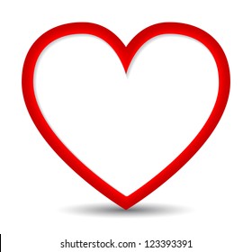 Elegant heart background. Vector illustration for your design
